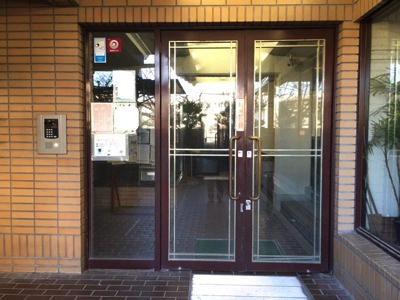 奈良県　某マンション様フロントサッシ＆Ｗスライド自動ドア装置新設工事