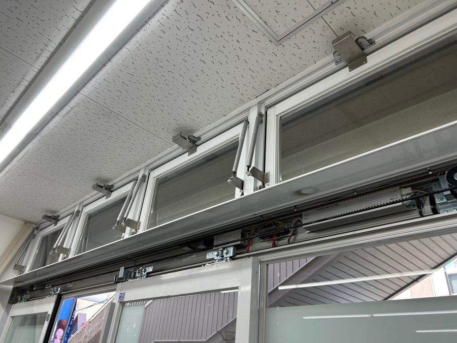 自動ドア装置施工完了