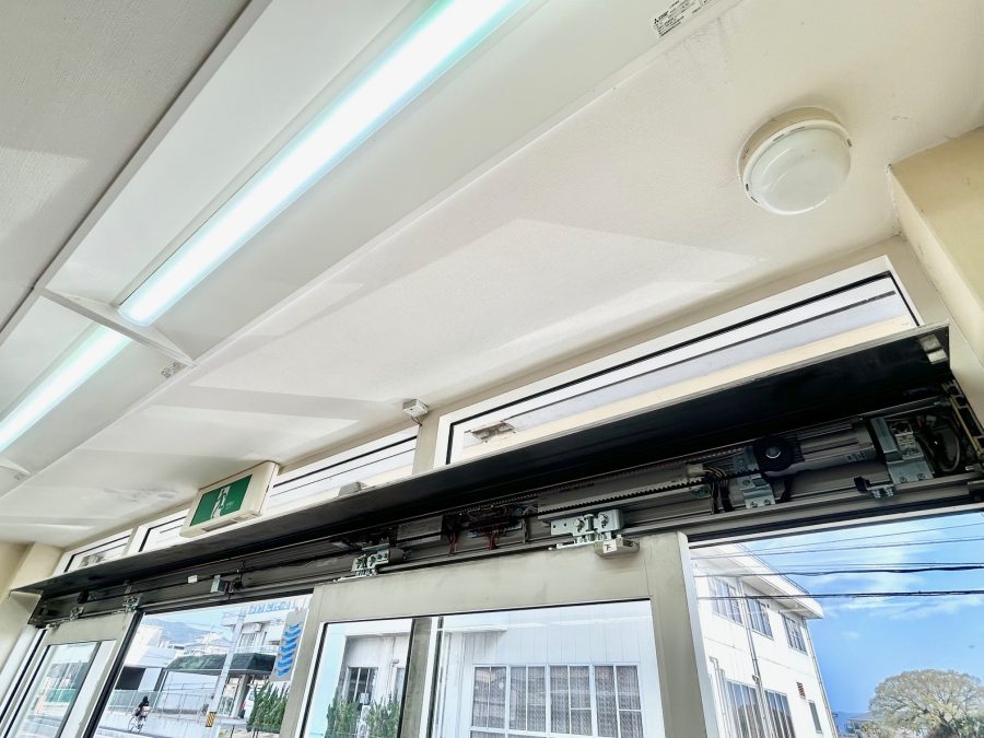 自動ドア装置施工完了