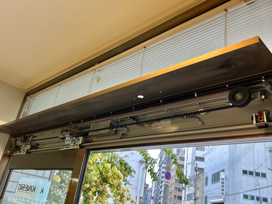 自動ドア装置施工完了