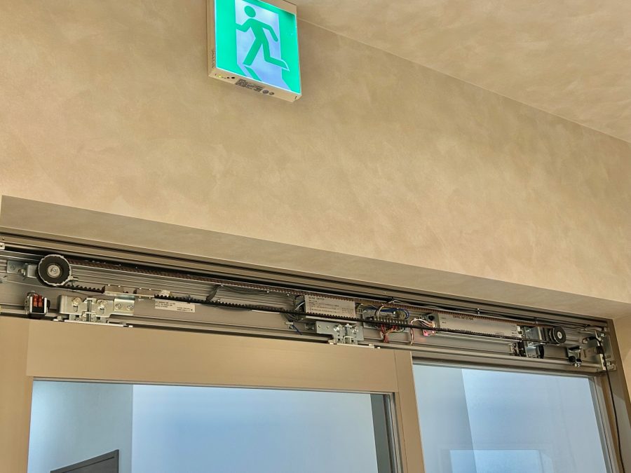 自動ドア装置施工完了
