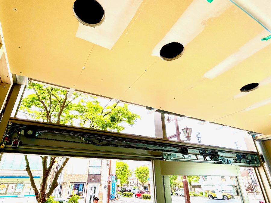 自動ドア装置施工完了