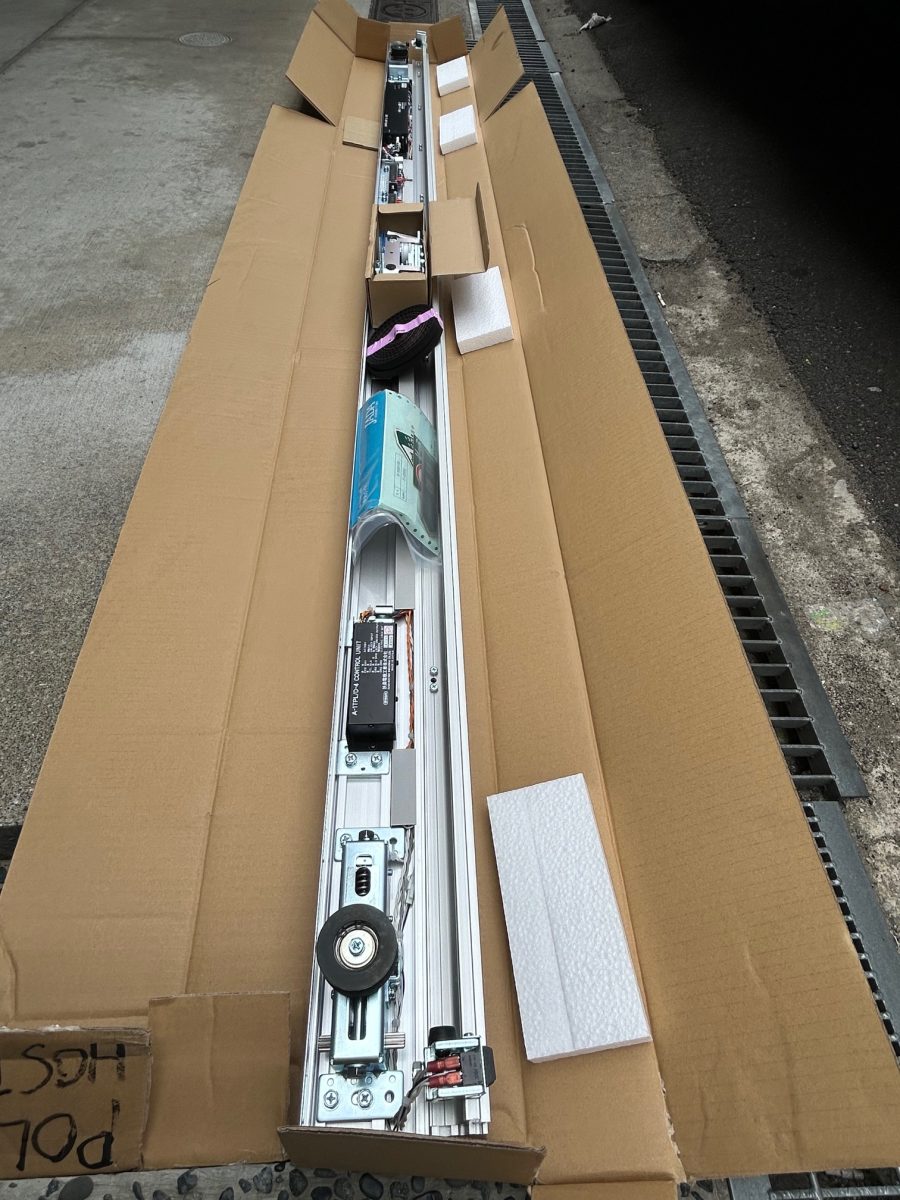 自動ドア装置（電気錠付き）