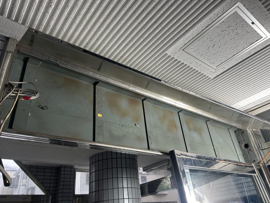 既存自動ドア装置撤去後