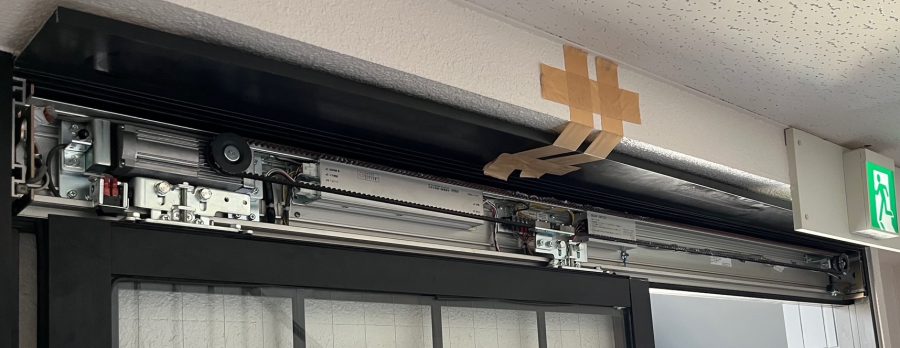 自動ドア装置施工完了
