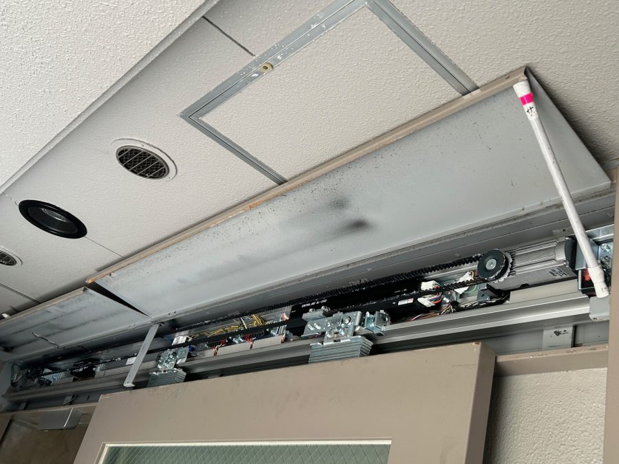 既存自動ドア装置施工完了