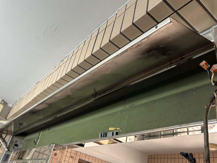既存自動ドア装置撤去後