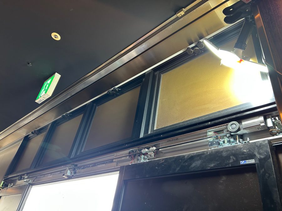 自動ドア装置施工完了