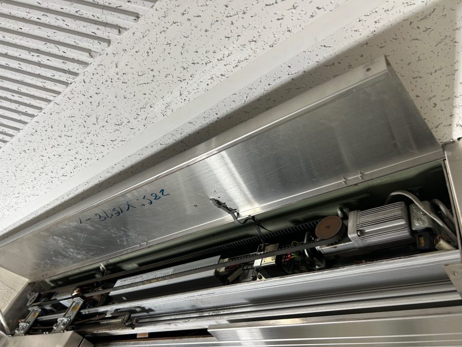 既存自動ドア装置撤去前