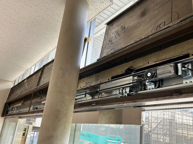 自動ドア装置施工完了