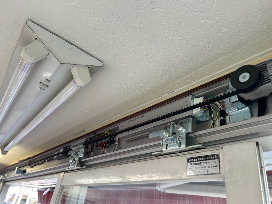 自動ドア装置施工完了