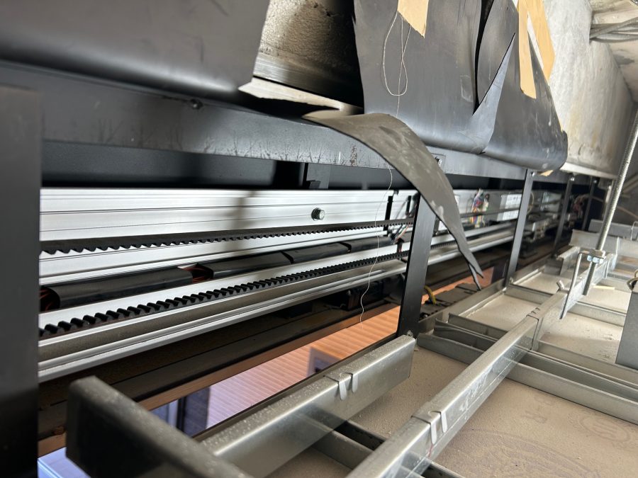 既存自動ドア装置撤去前