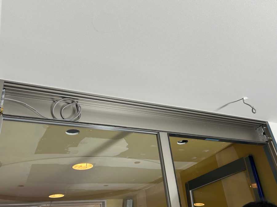 自動ドア装置施工前