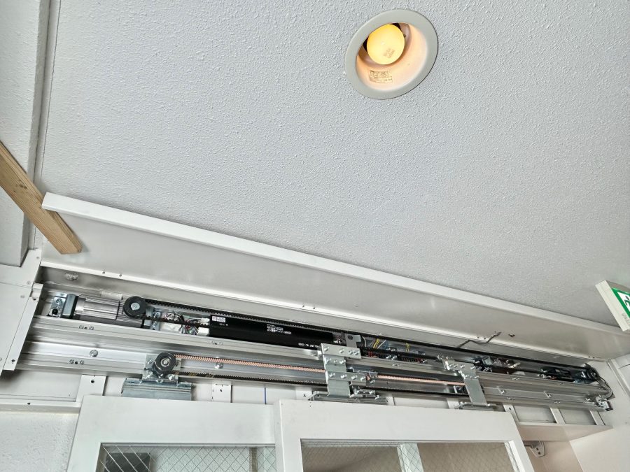 自動ドア装置施工完了