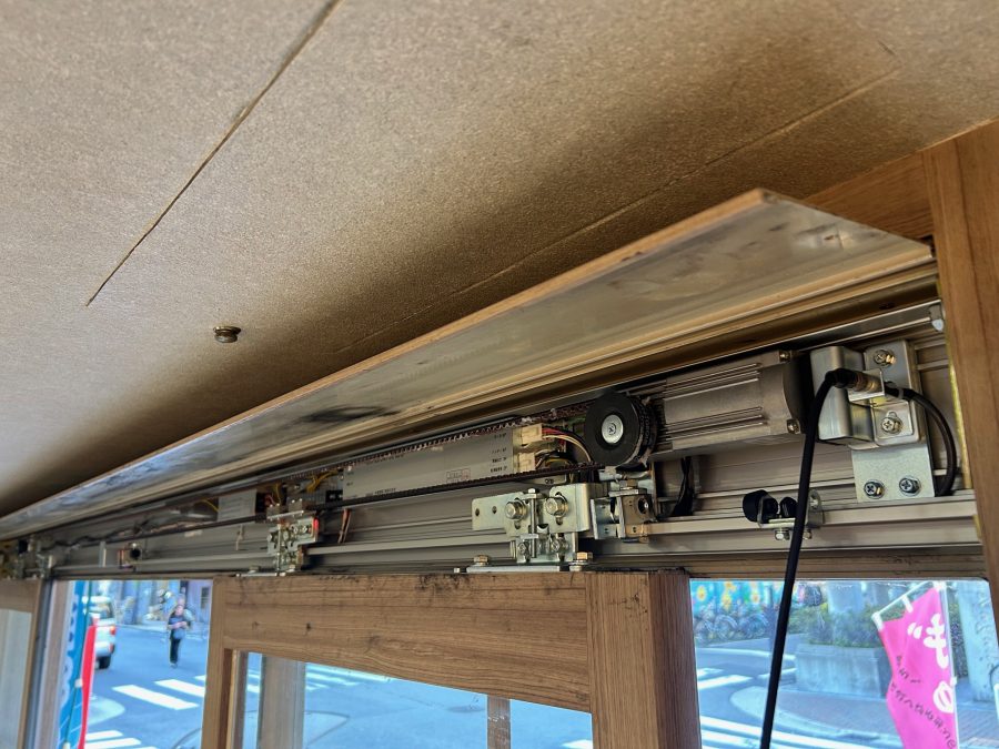 自動ドア装置施工完了