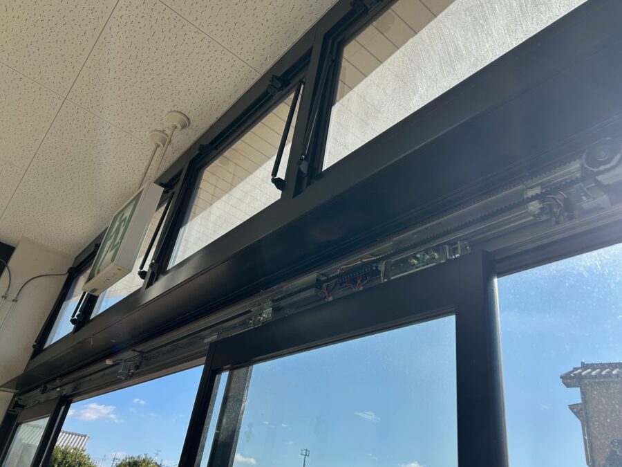 自動ドア装置施工完了