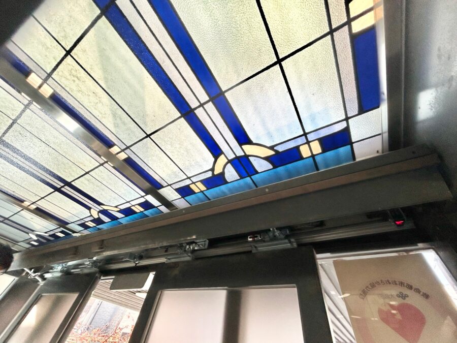 外側自動ドア装置施工完了