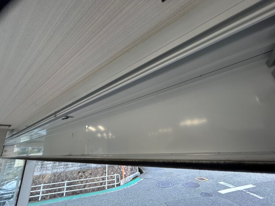 既存自動ドア装置撤去後